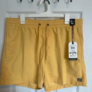 Billabong Mustard Layback Shorts